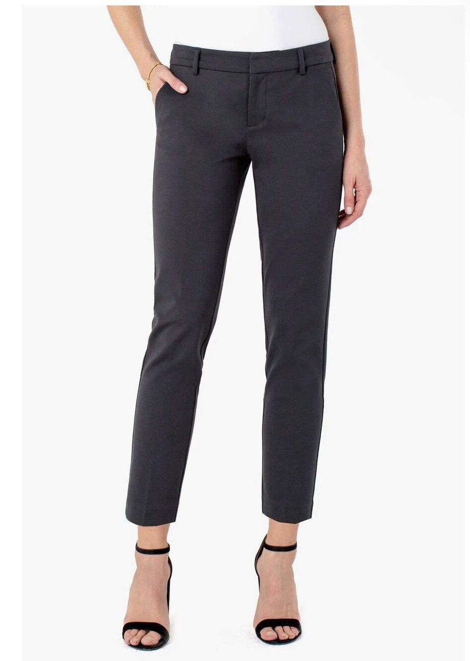 Liverpool Los Angeles Kelsey Black Trouser Pant Slacks Women's Size 10/30